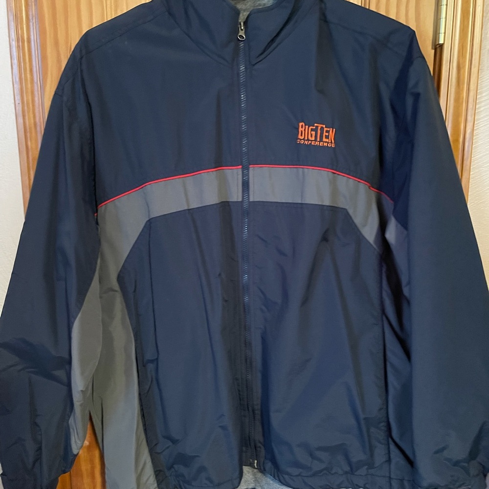 VINTAGE Big Ten Conference Jacket Illinois AEROPOSTALE Men’s Adult XL